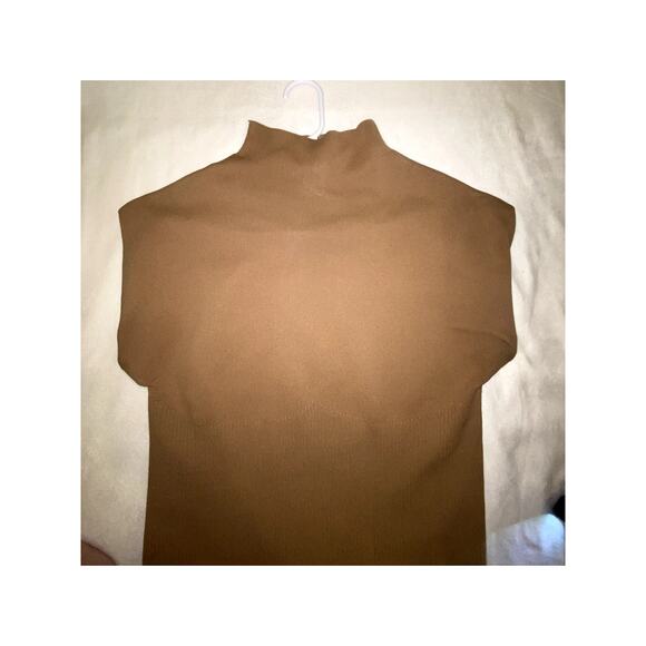 Womens Anthropologie Mock Neck Mini Sweater Dress Size Medium - Picture 6 of 7